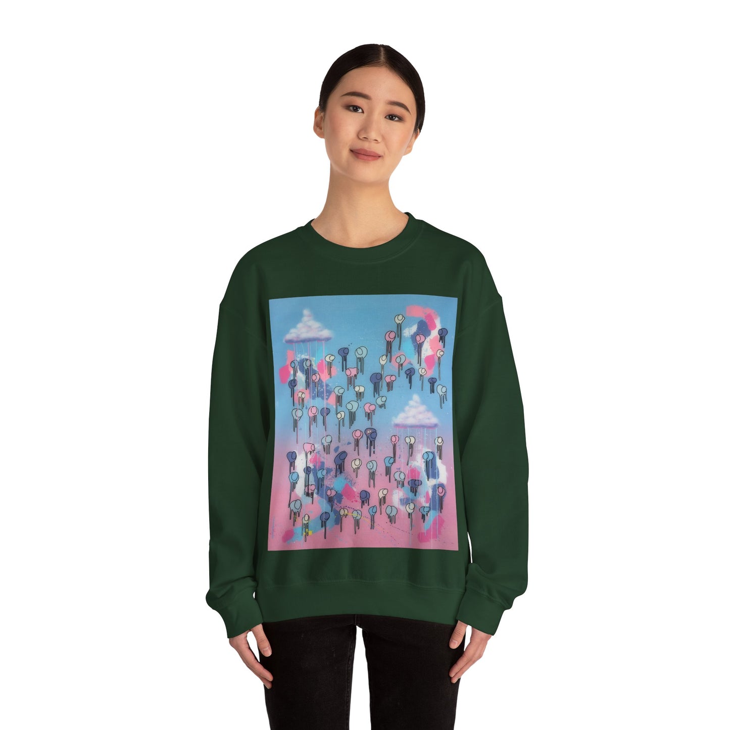 RAINING COWS "Sky Blossom" Sweatshirt