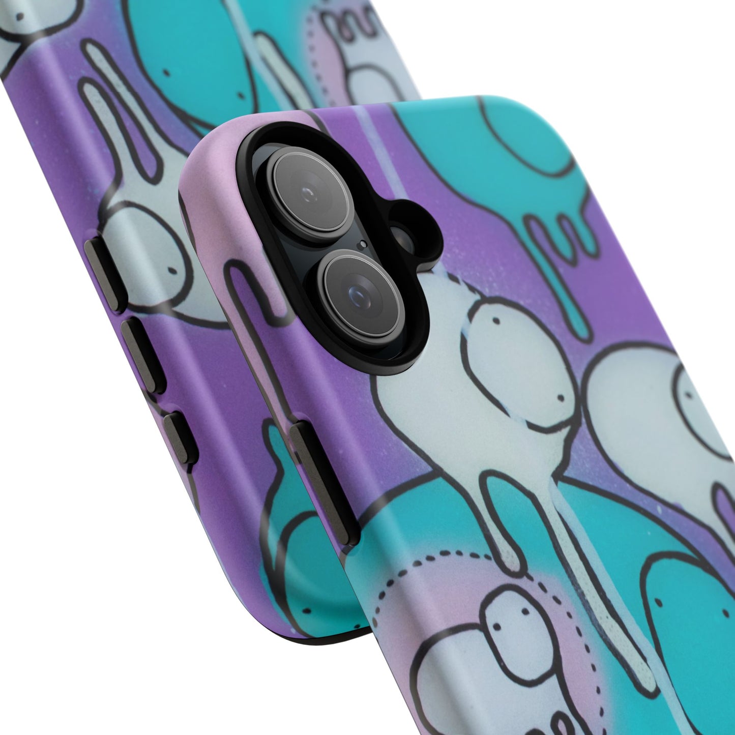 RAINING COWS "Yellow Interference" Phone Case