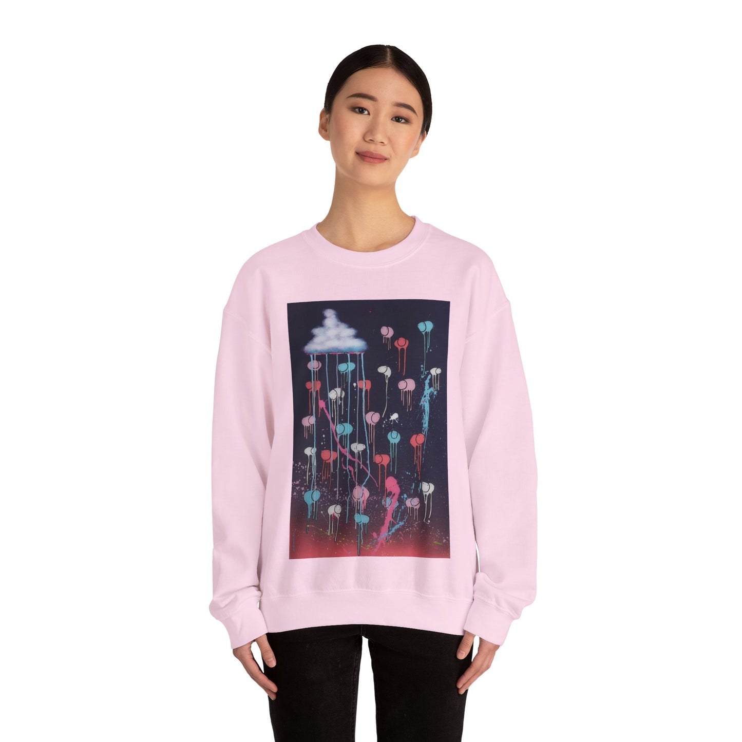 RAINING COWS "Pink Lightning" Sweatshirt