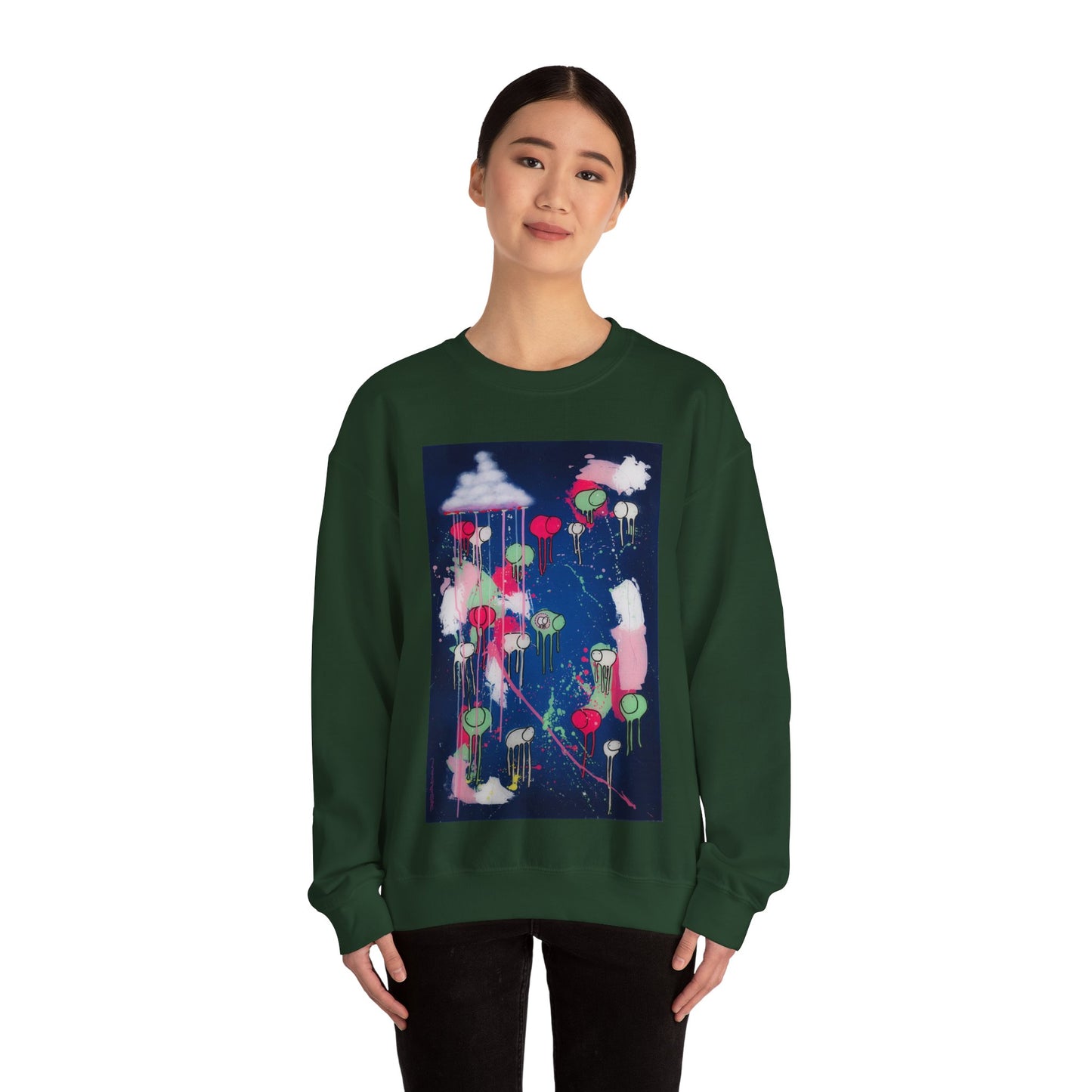 RAINING COWS "The Night Rose Thunder" Sweatshirt