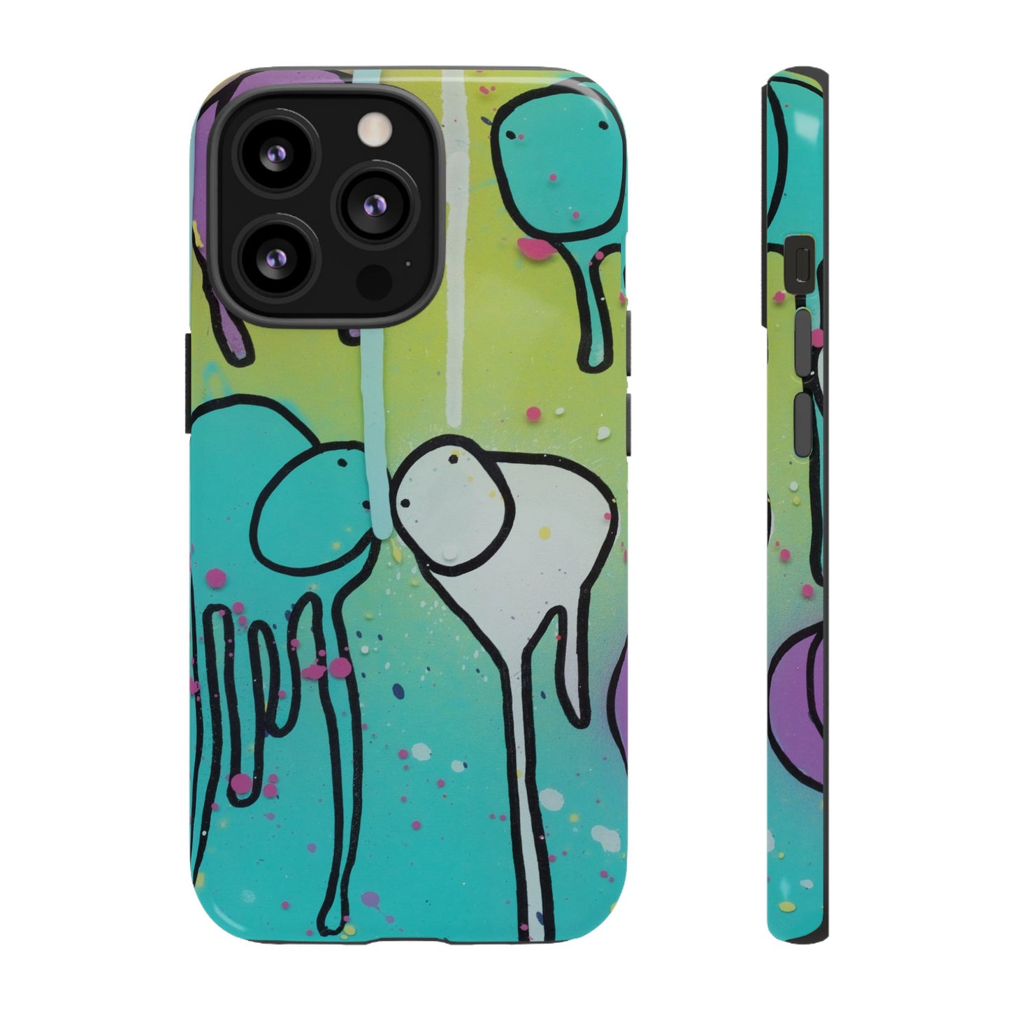 RAINING COWS "Lime Sunrise" Phone Case