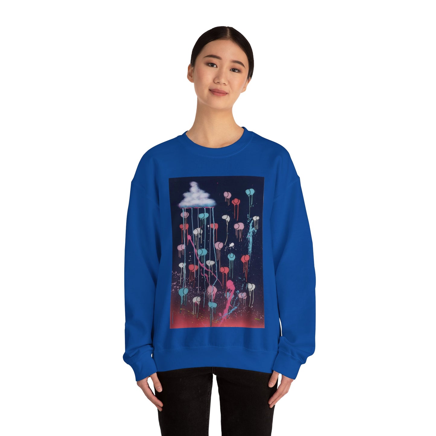 RAINING COWS "Pink Lightning" Sweatshirt