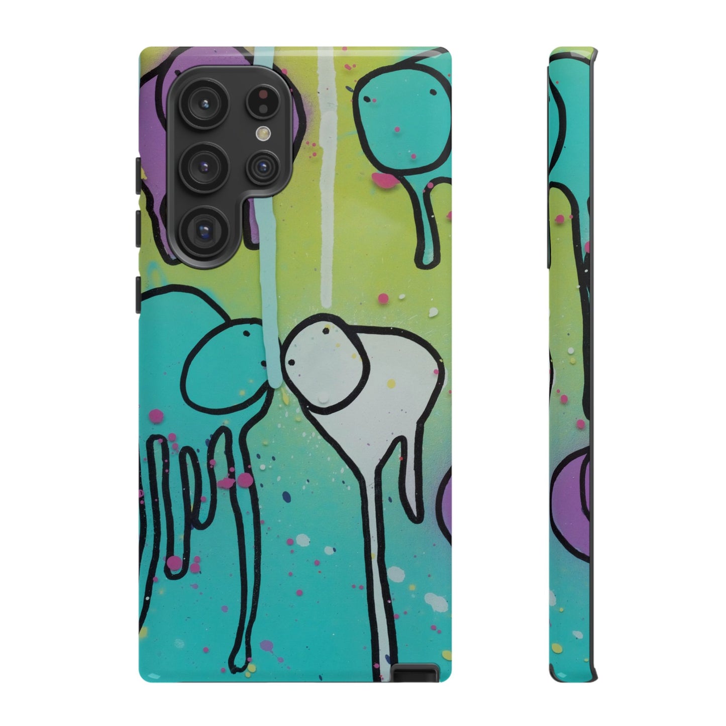 RAINING COWS "Lime Sunrise" Phone Case