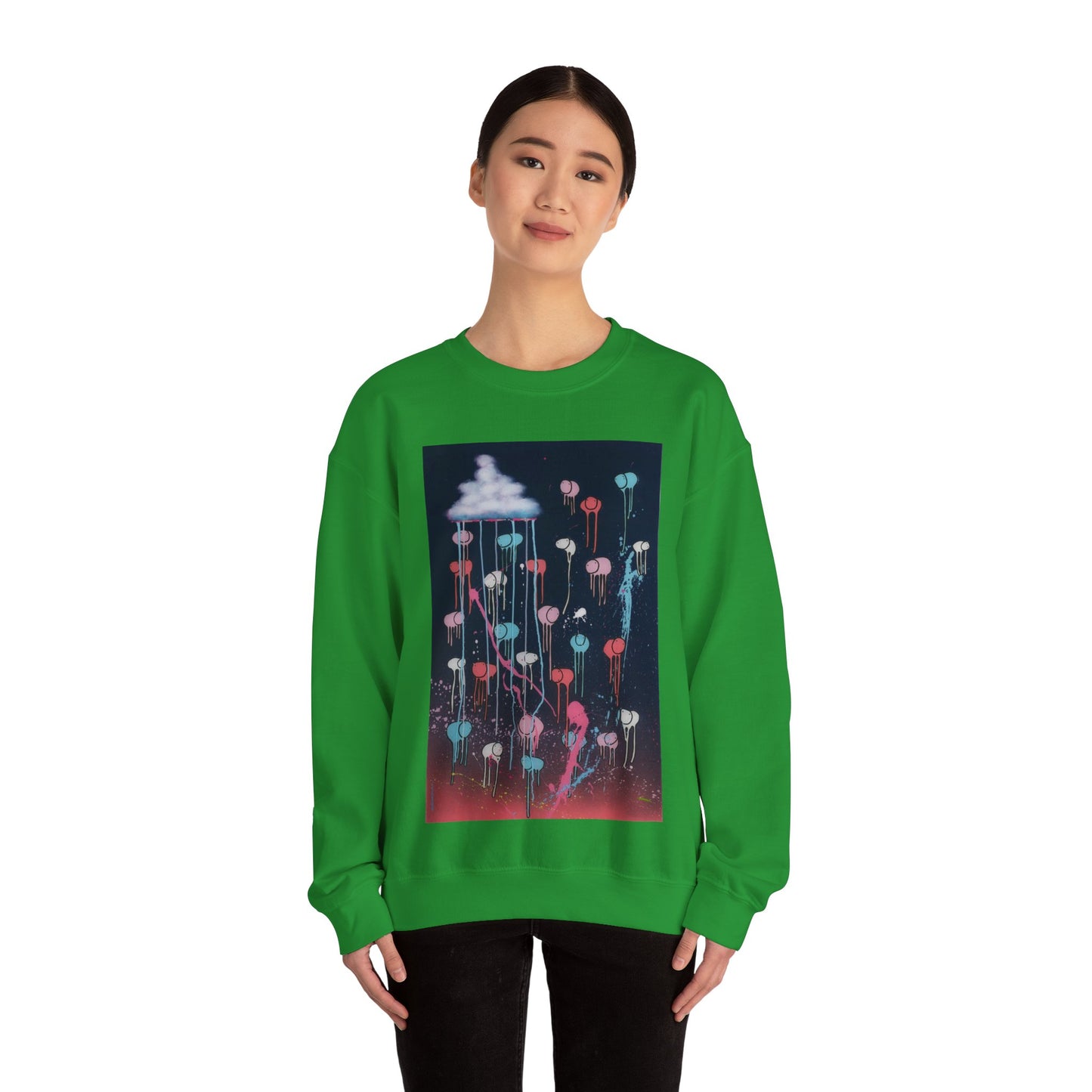 RAINING COWS "Pink Lightning" Sweatshirt