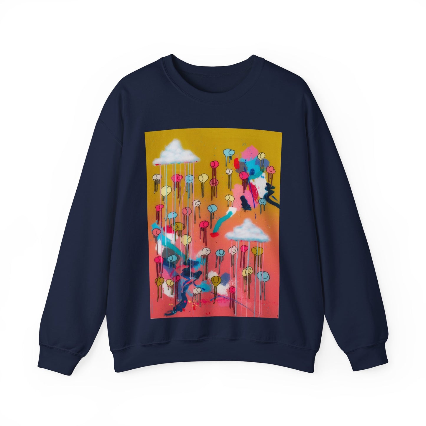 RAINING COWS "Bubble Gum Sun" Sweatshirt