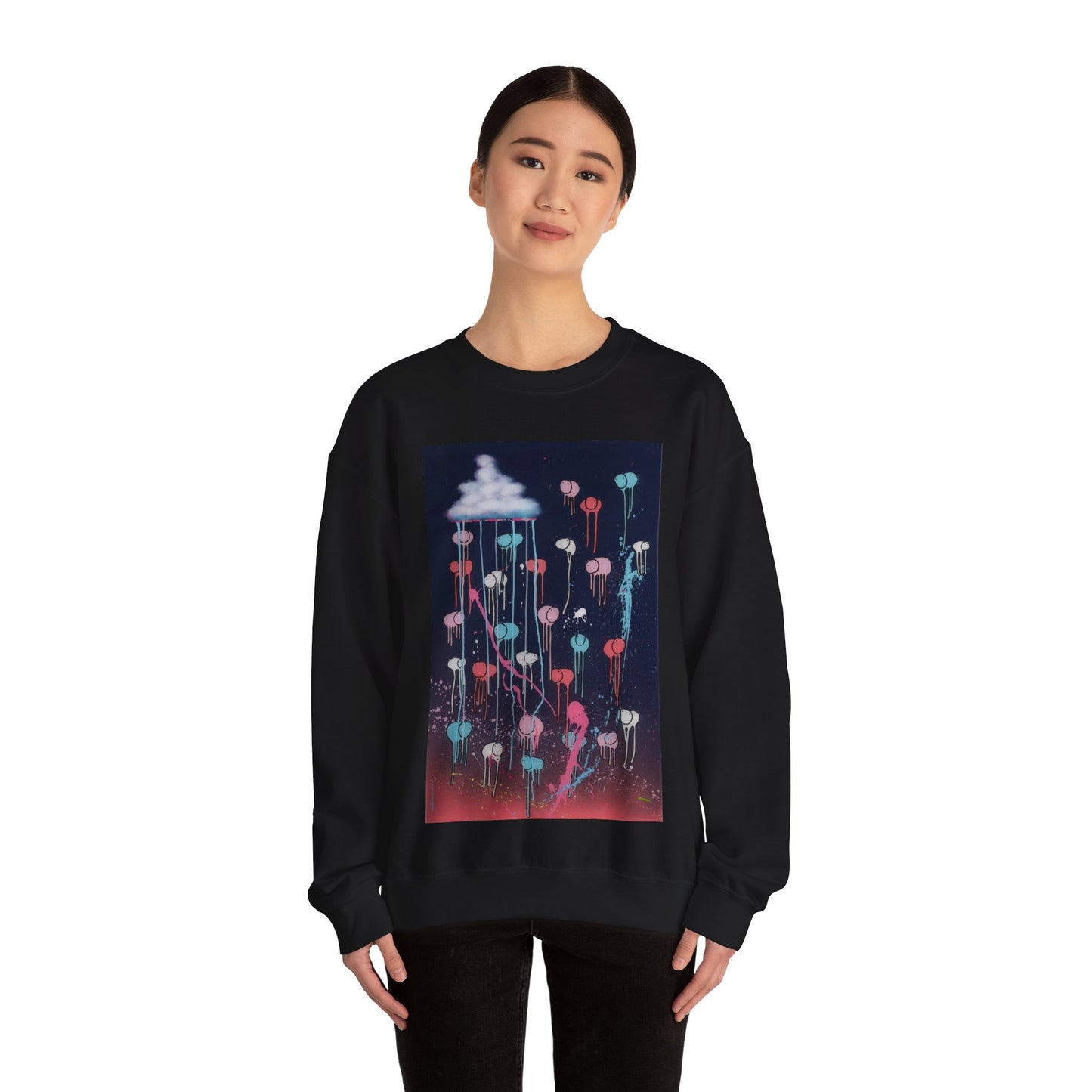 RAINING COWS "Pink Lightning" Sweatshirt