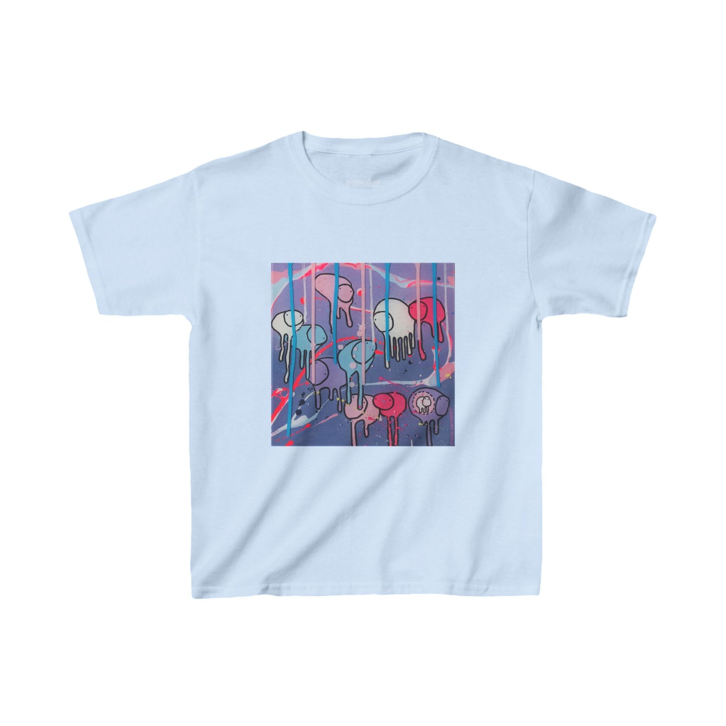 RAINING COWS "Purple Alley Street" Kids Tee