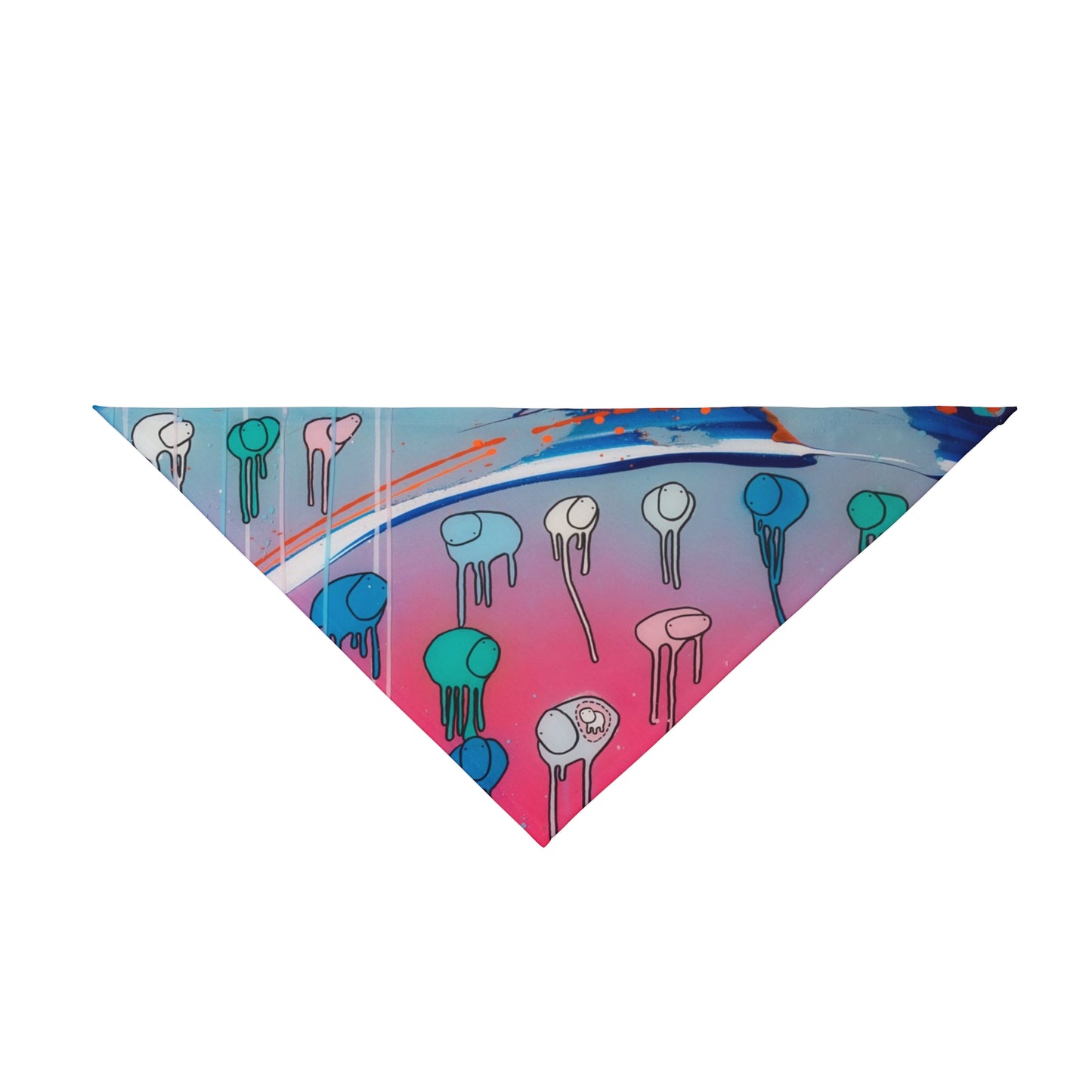 RAINING COWS "Vibrant Horizon" Pet Bandana