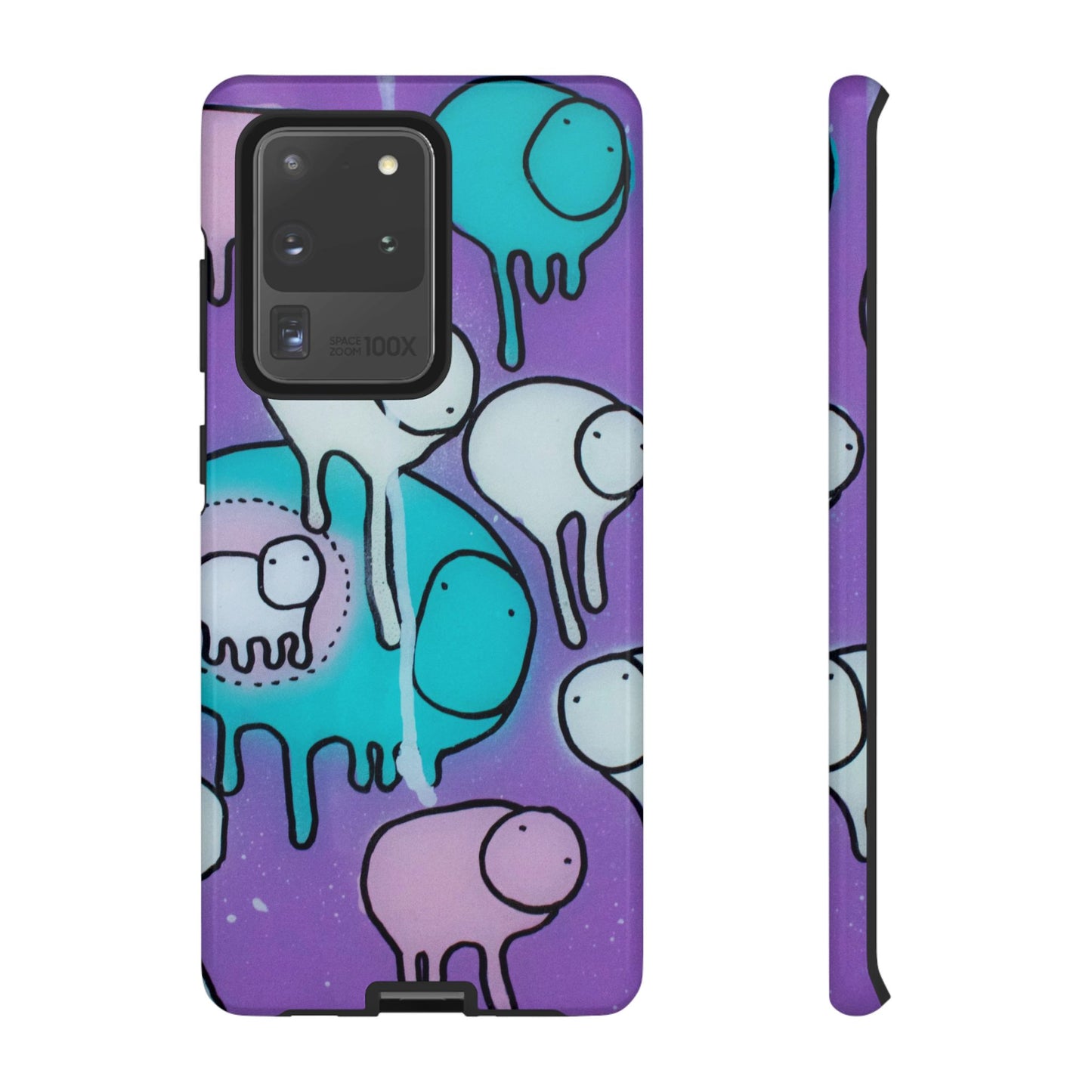 RAINING COWS "Yellow Interference" Phone Case