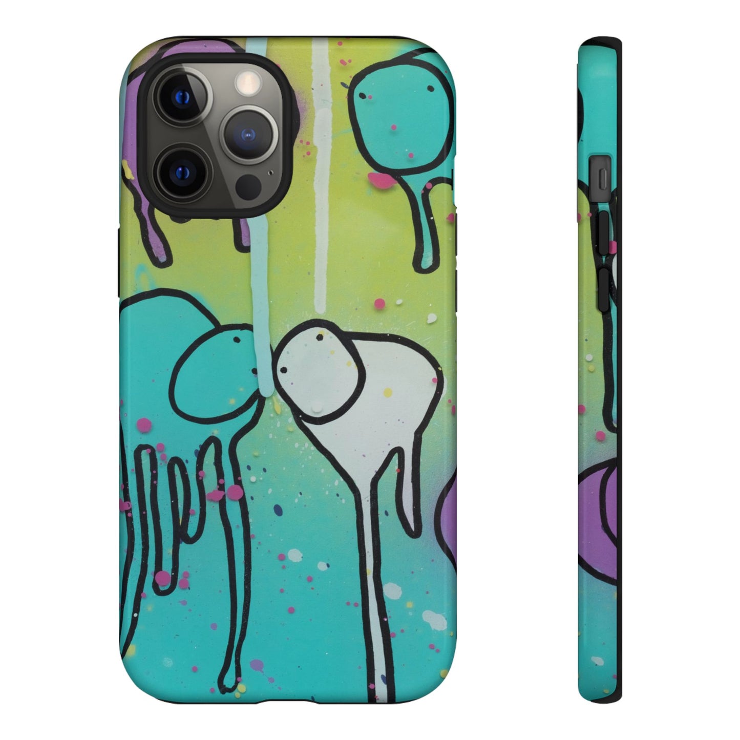 RAINING COWS "Lime Sunrise" Phone Case