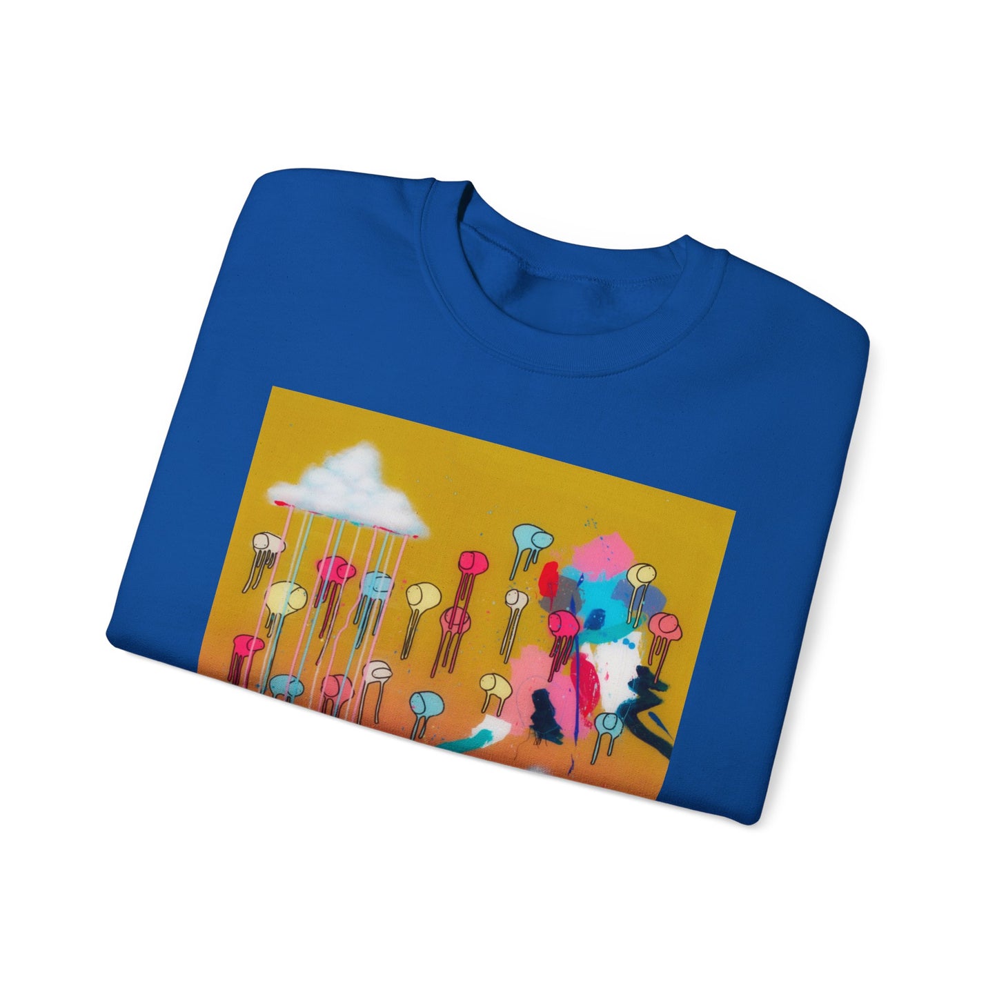 RAINING COWS "Bubble Gum Sun" Sweatshirt