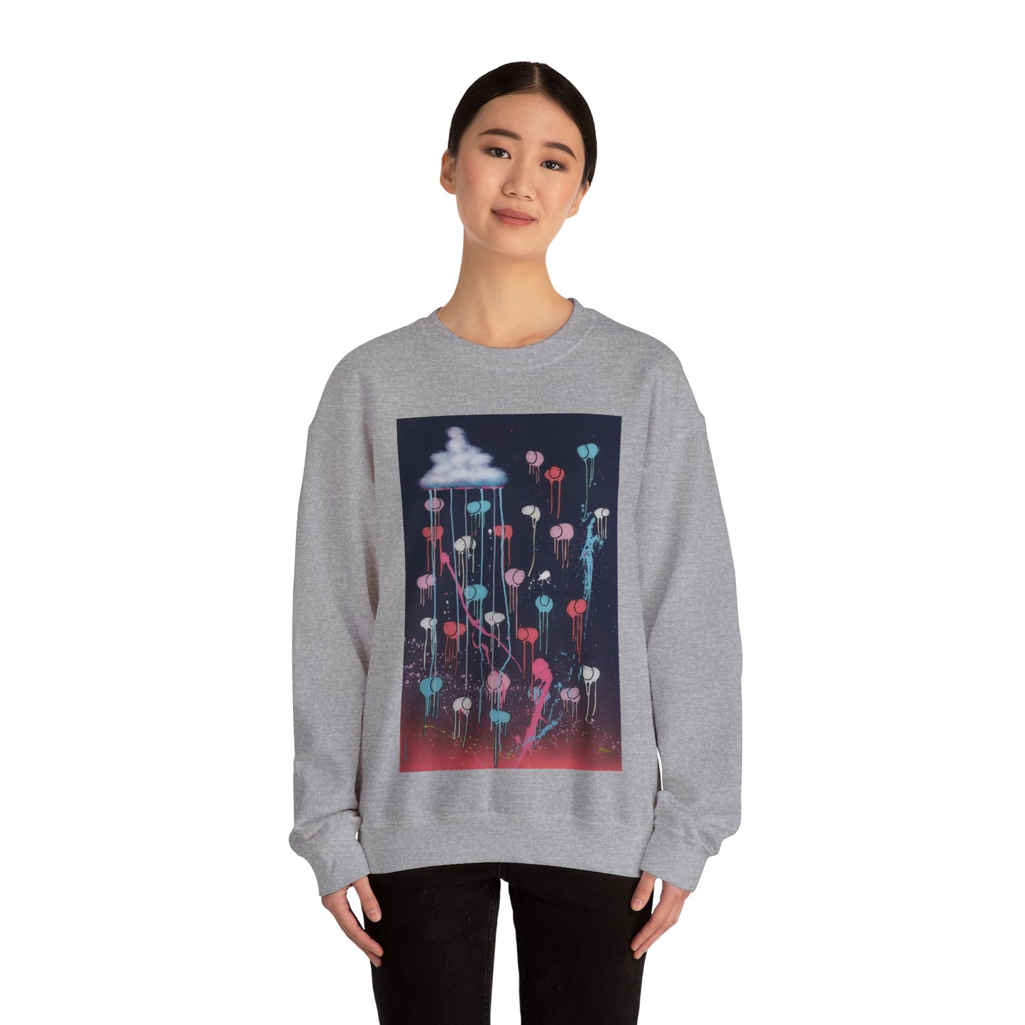 RAINING COWS "Pink Lightning" Sweatshirt