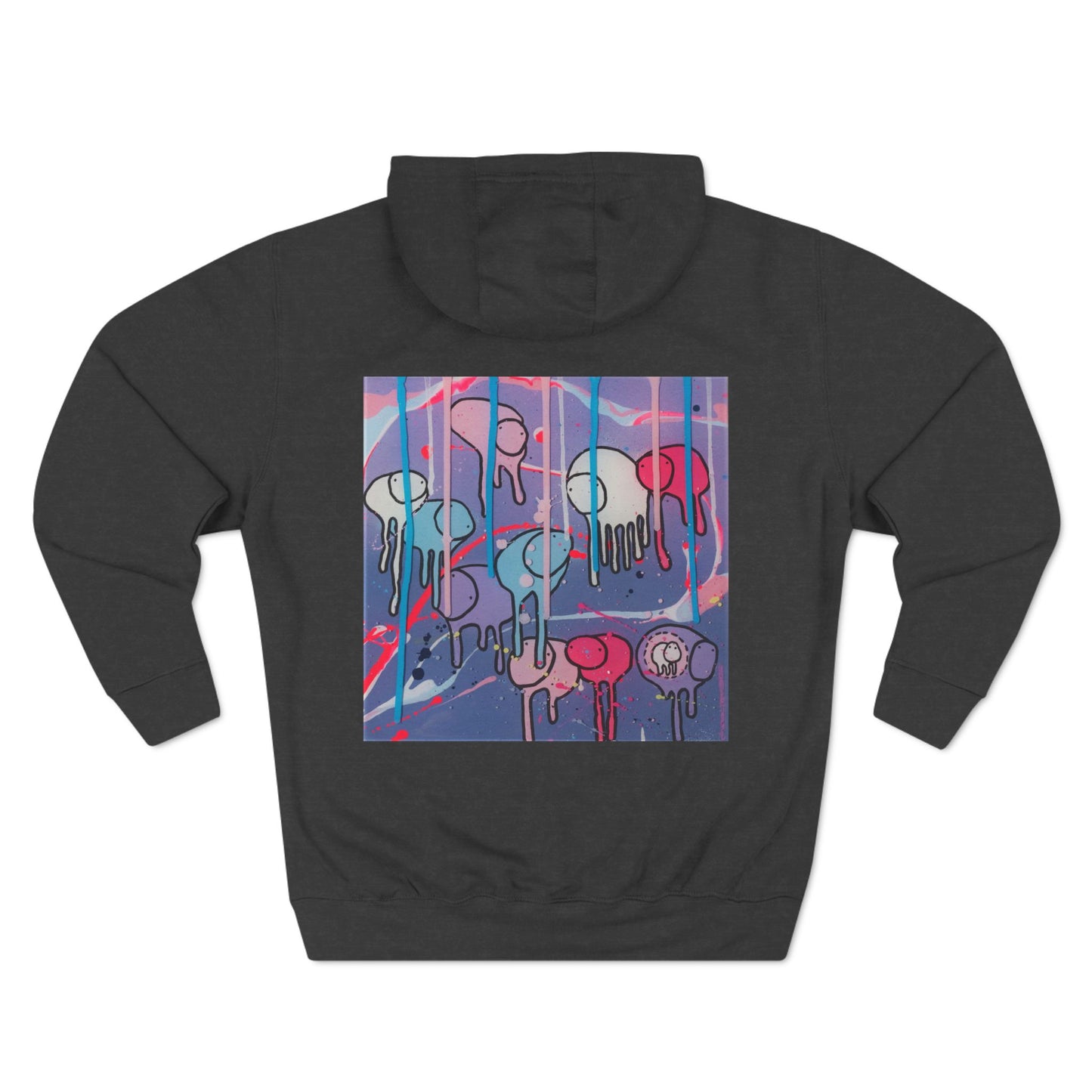 RAINING COWS "Purple Alley Street" Hoodie
