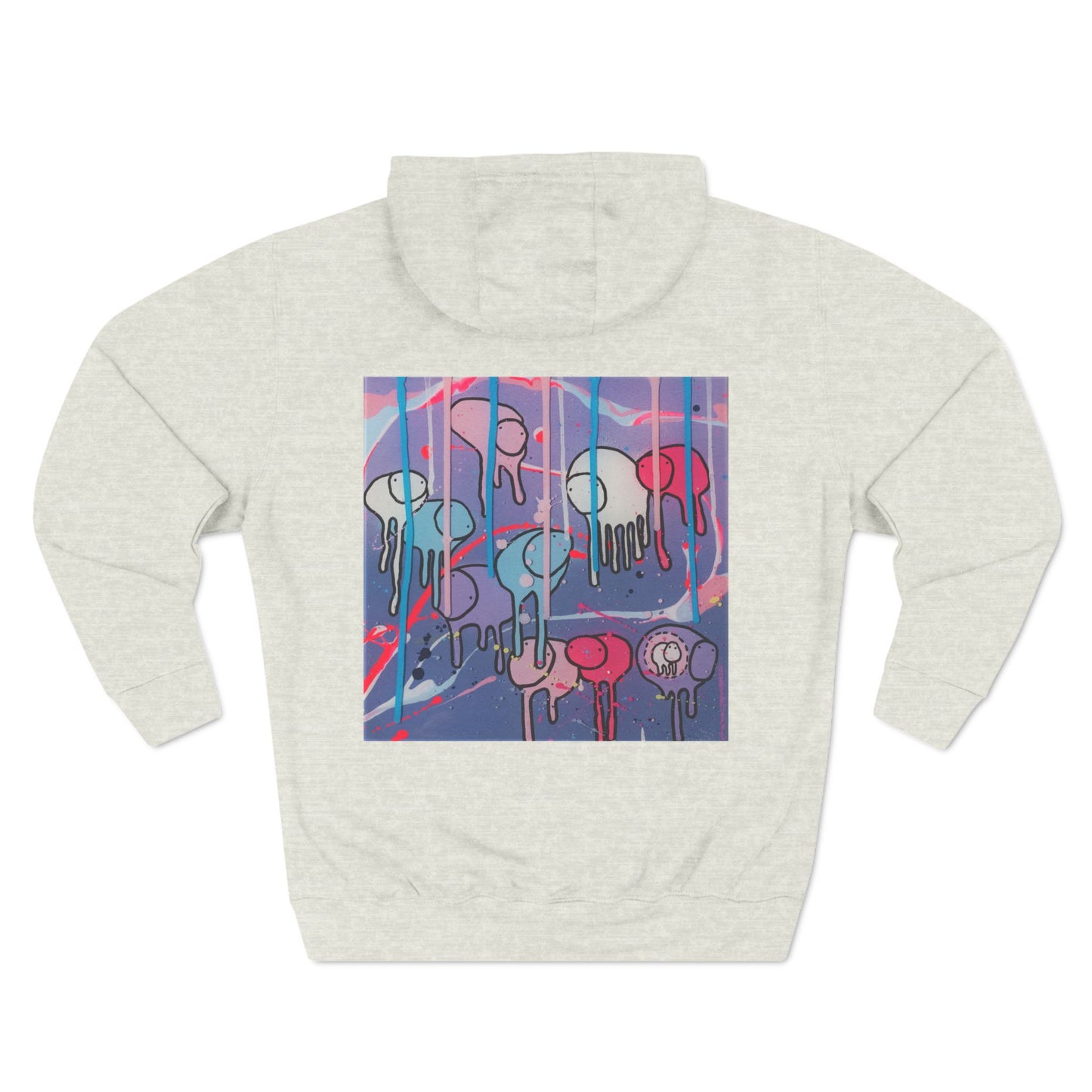 RAINING COWS "Purple Alley Street" Hoodie