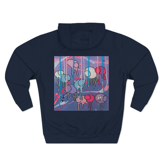 RAINING COWS "Purple Alley Street" Hoodie