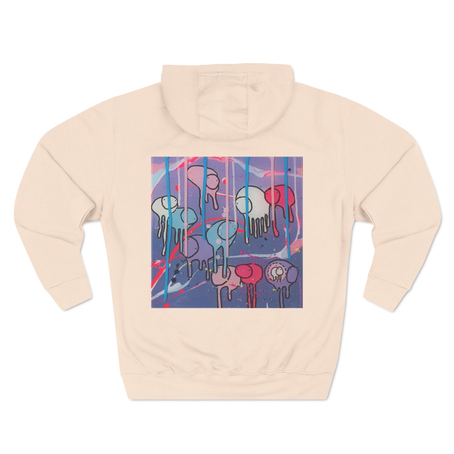 RAINING COWS "Purple Alley Street" Hoodie