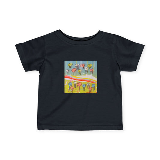 RAINING COWS "Martini Twist" Infant Tee