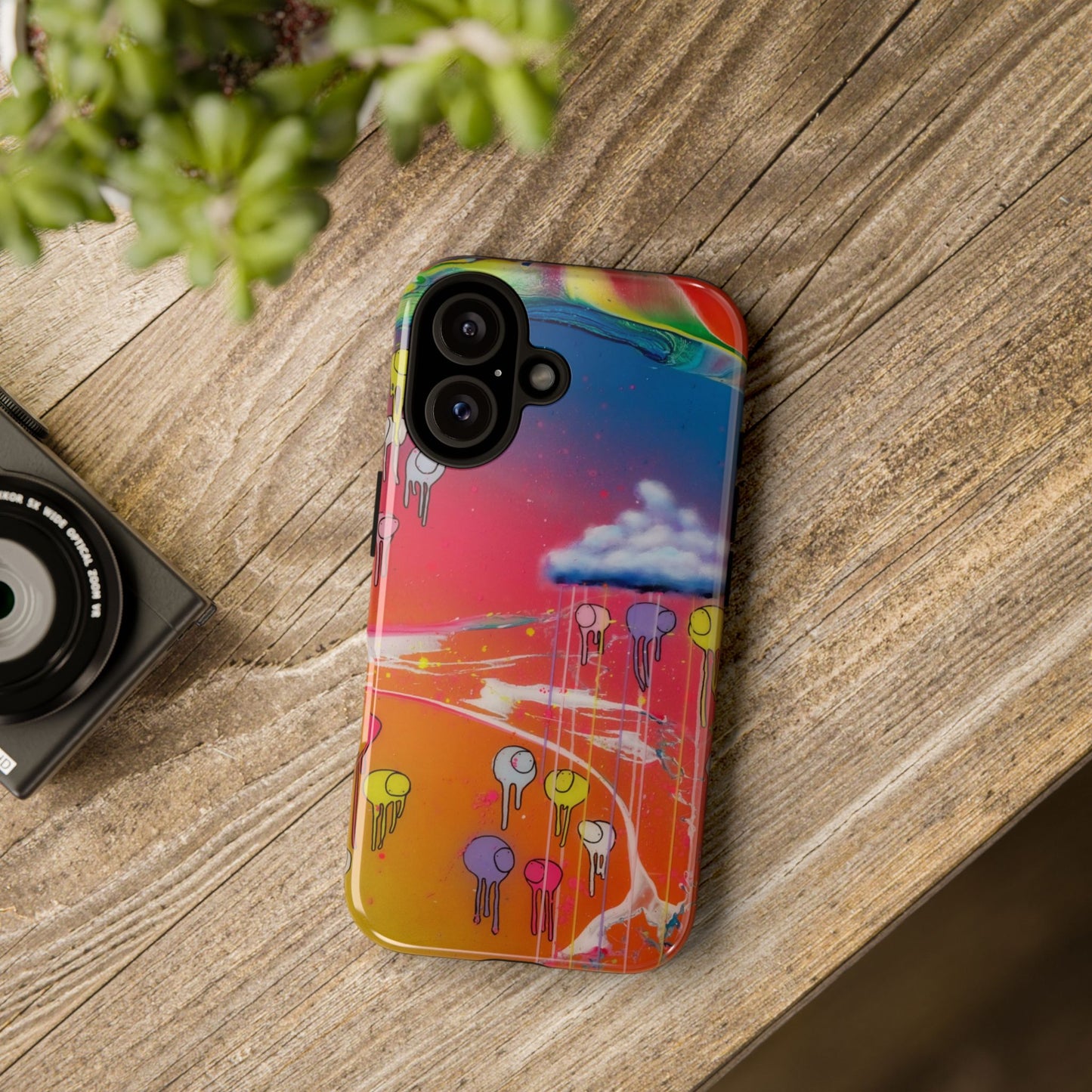 RAINING COWS "Twisted Spectrum" Phone Case