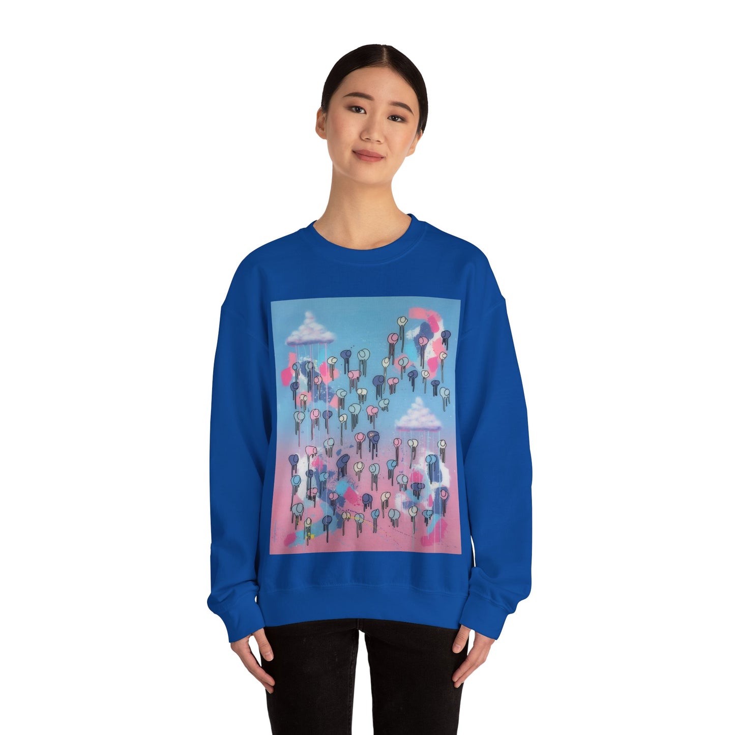 RAINING COWS "Sky Blossom" Sweatshirt