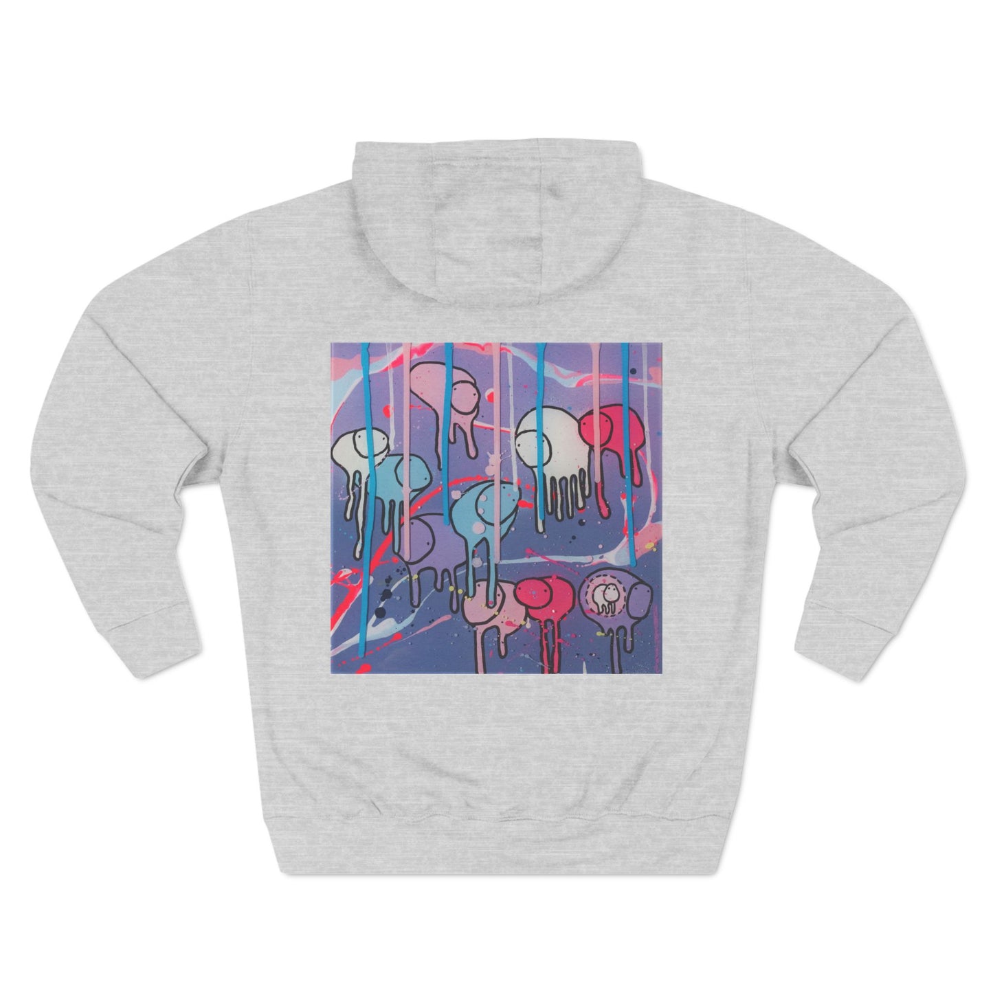 RAINING COWS "Purple Alley Street" Hoodie