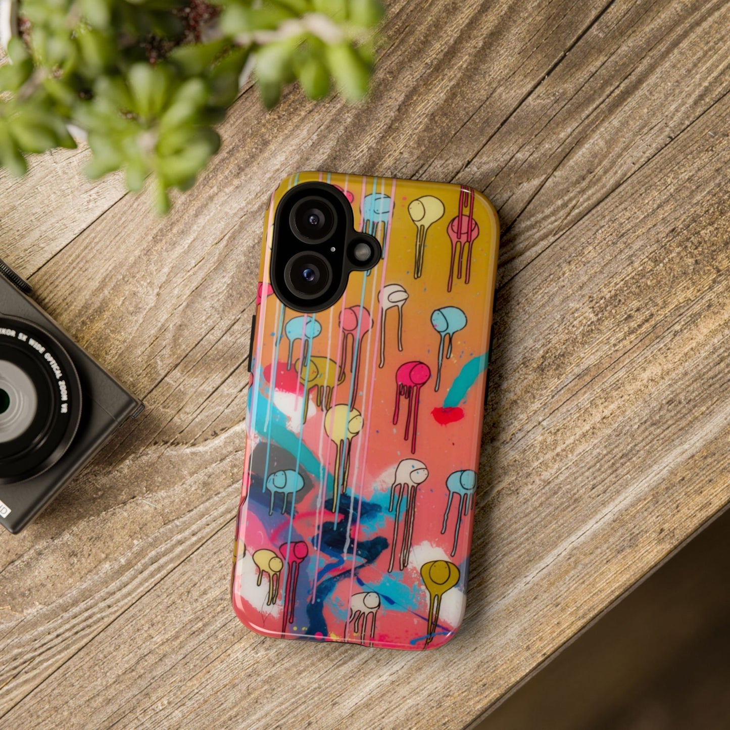 RAINING COWS "Bubble Gum Sun" Phone Case
