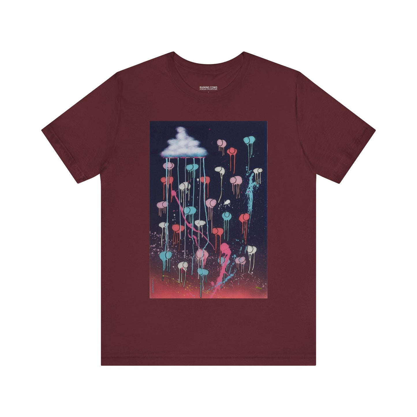 RAINING COWS "Pink Lightning" T-Shirt