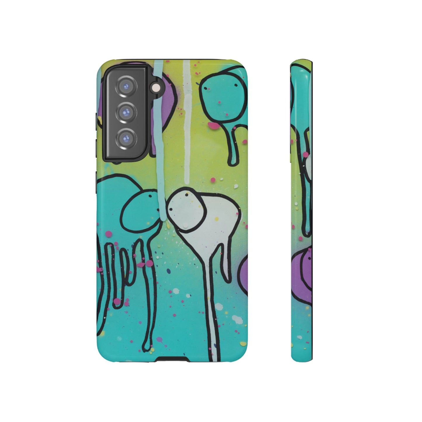 RAINING COWS "Lime Sunrise" Phone Case
