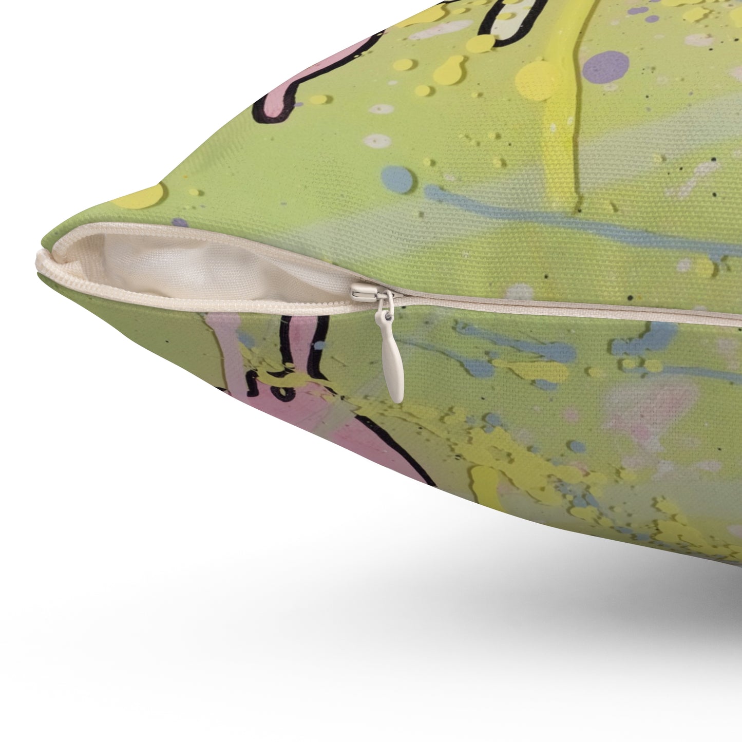 RAINING COWS "Camouflage Lightning" Square Pillow