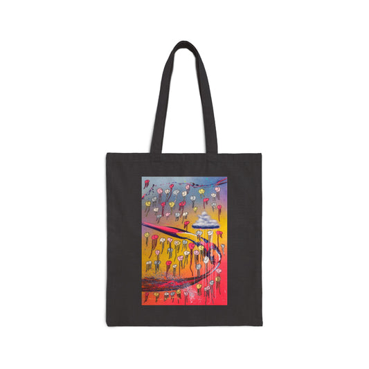 RAINING COWS "Midnight Sax" Tote Bag
