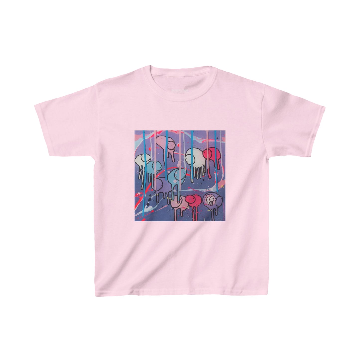 RAINING COWS "Purple Alley Street" Kids Tee