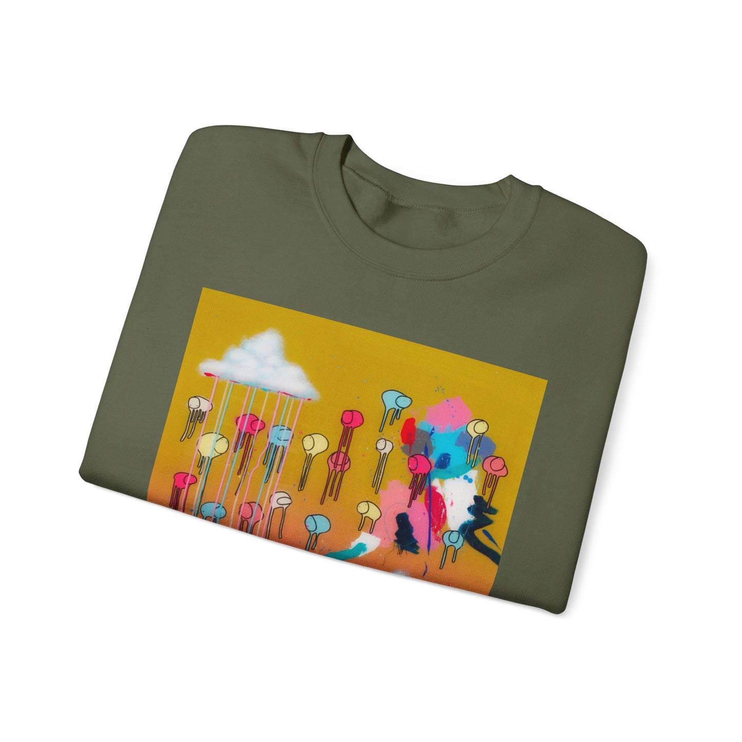 RAINING COWS "Bubble Gum Sun" Sweatshirt