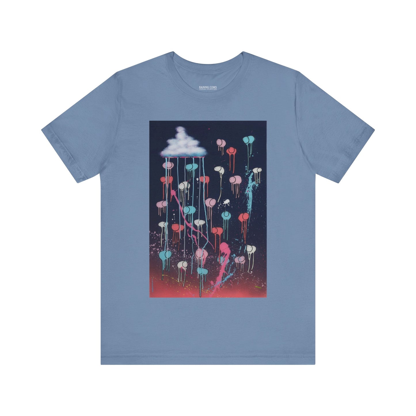 RAINING COWS "Pink Lightning" T-Shirt