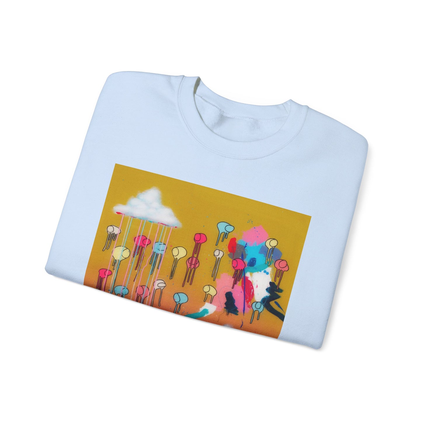 RAINING COWS "Bubble Gum Sun" Sweatshirt