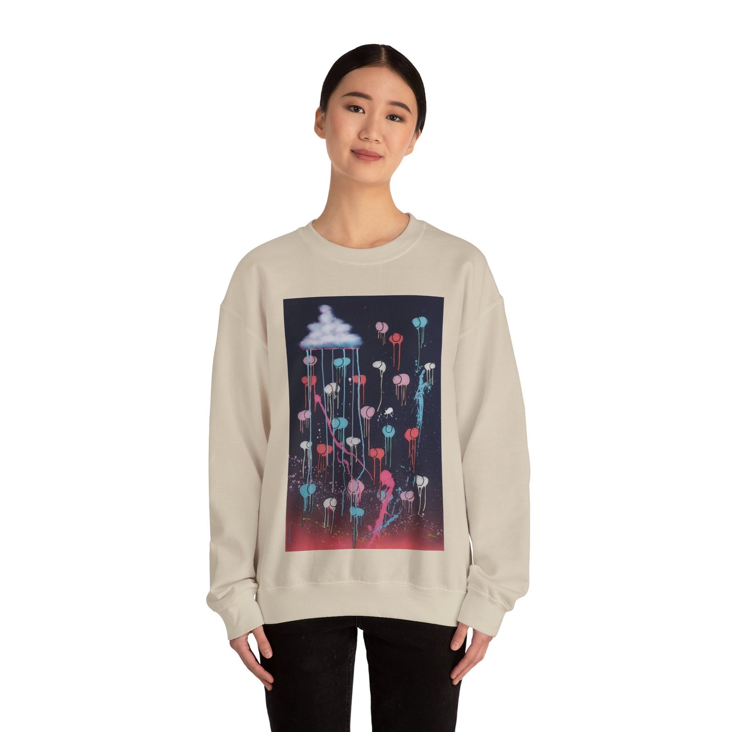 RAINING COWS "Pink Lightning" Sweatshirt