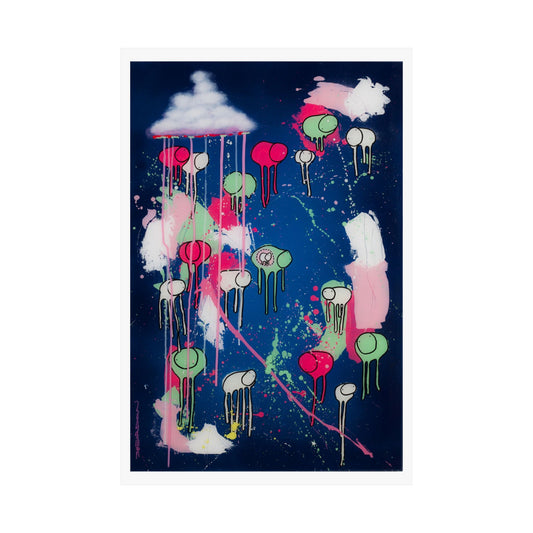RAINING COWS "The Night Rose Thunder" Print