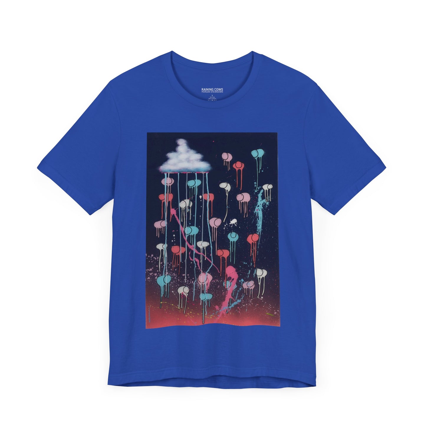 RAINING COWS "Pink Lightning" T-Shirt