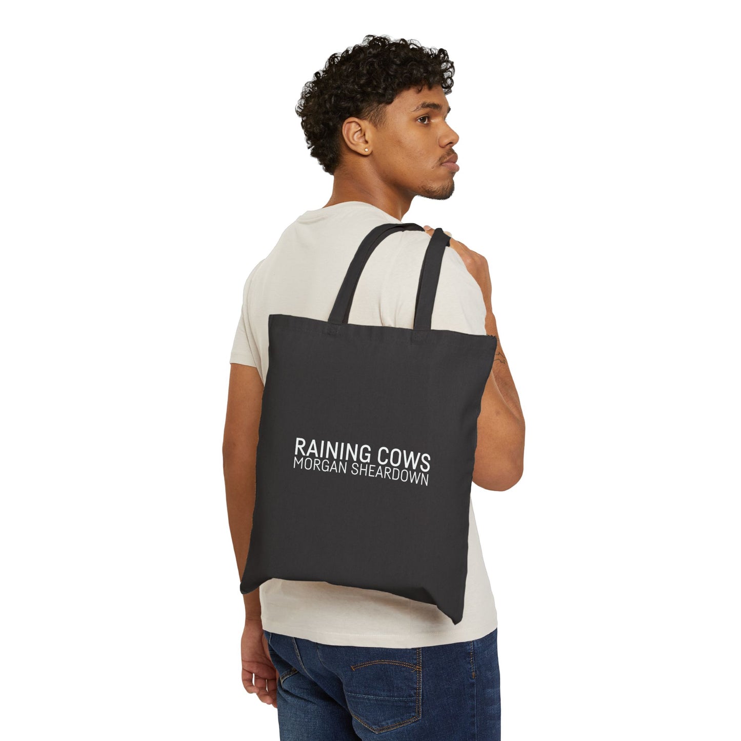 RAINING COWS "Blue Oranges" Tote Bag
