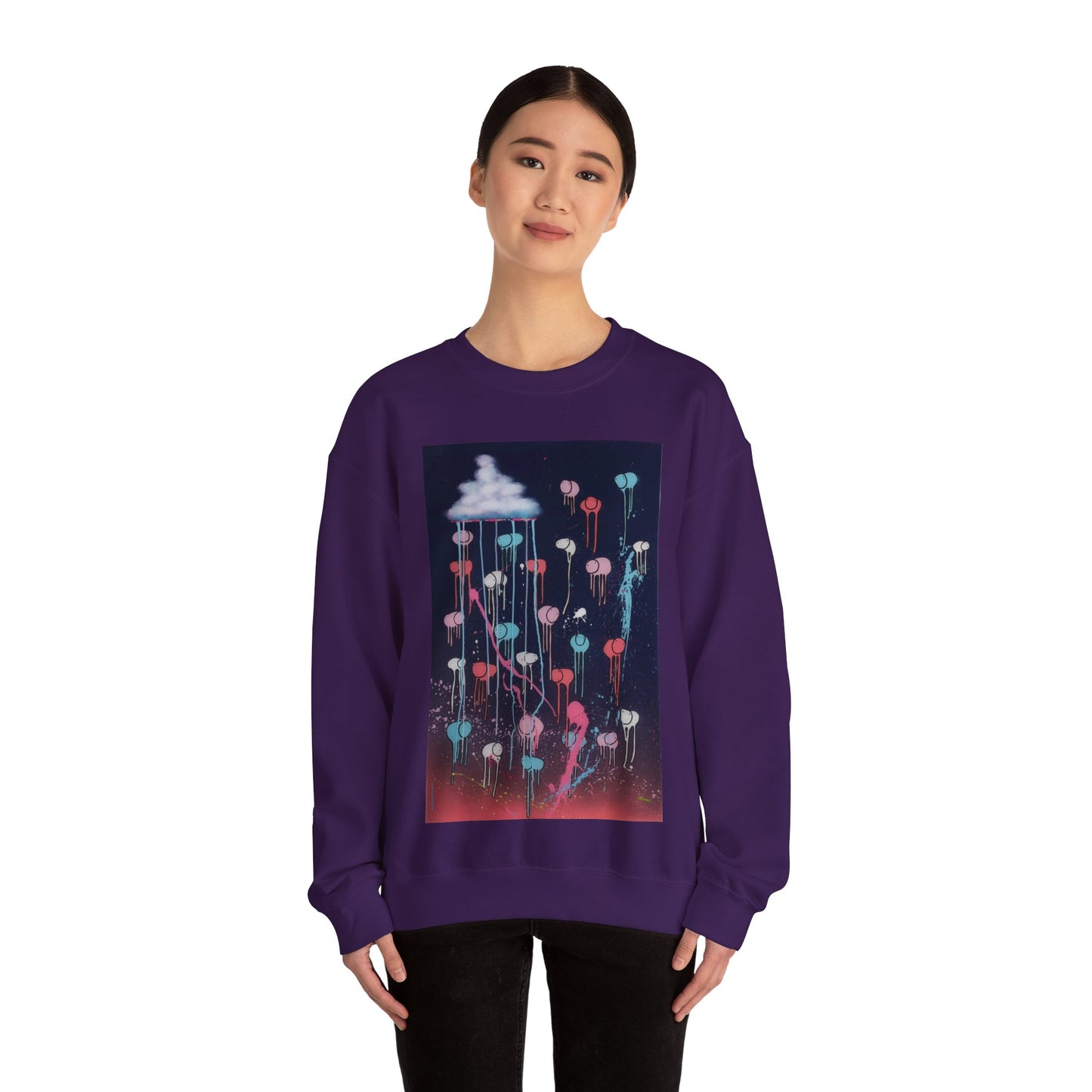 RAINING COWS "Pink Lightning" Sweatshirt