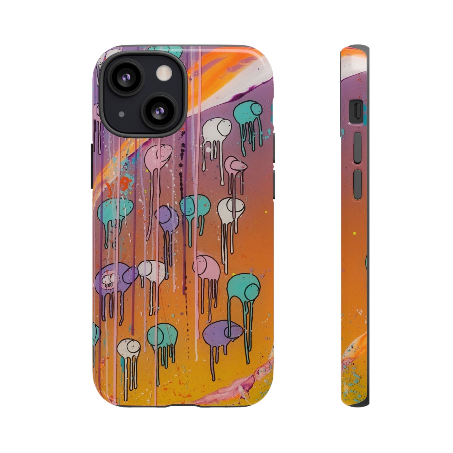 RAINING COWS "Purple Sunset with a Yellow Twist" Phone Case