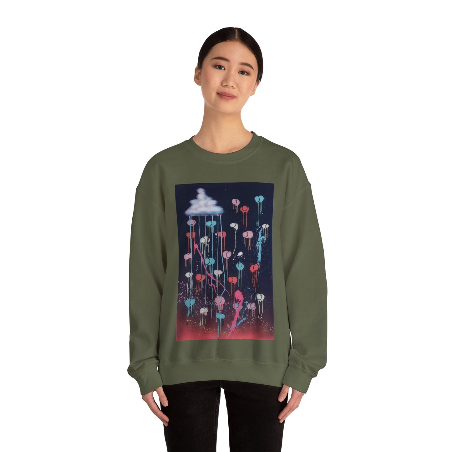 RAINING COWS "Pink Lightning" Sweatshirt