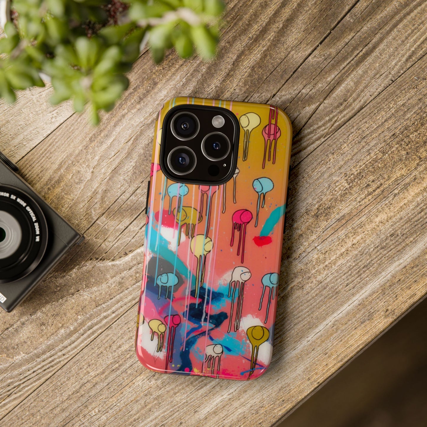 RAINING COWS "Bubble Gum Sun" Phone Case
