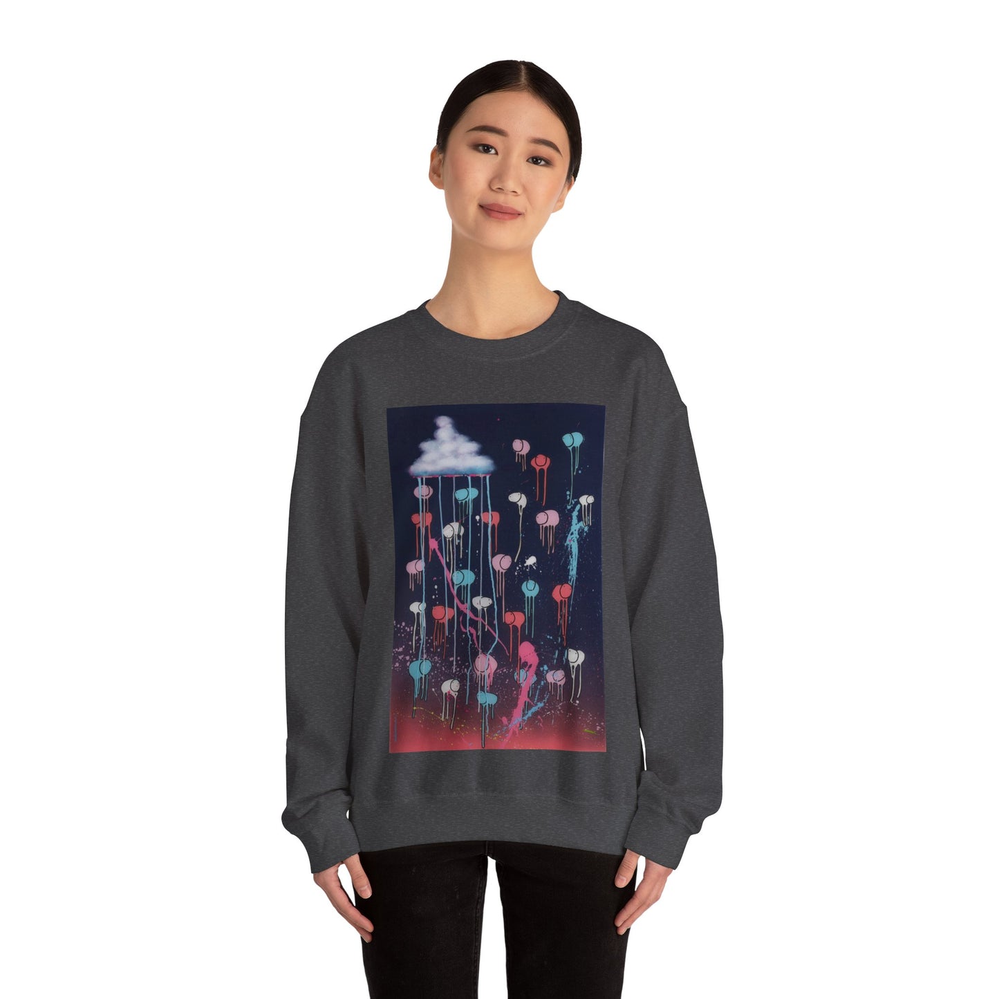 RAINING COWS "Pink Lightning" Sweatshirt