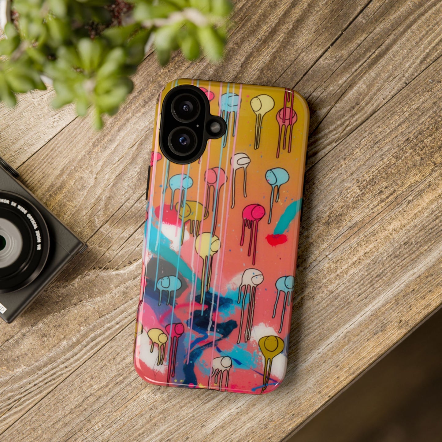 RAINING COWS "Bubble Gum Sun" Phone Case