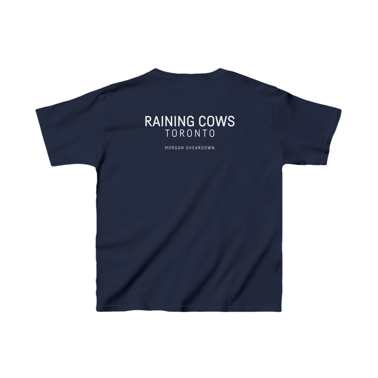RAINING COWS "Purple Alley Street" Kids Tee