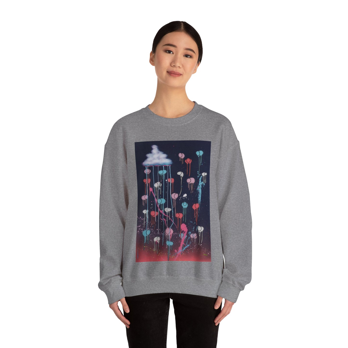 RAINING COWS "Pink Lightning" Sweatshirt