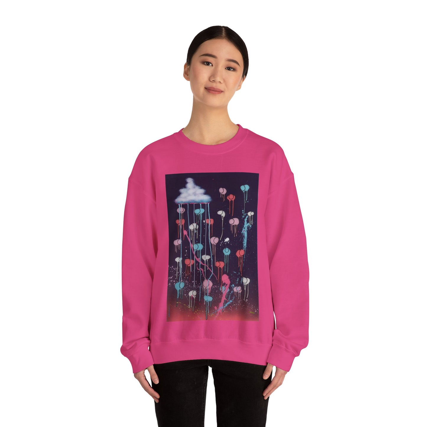 RAINING COWS "Pink Lightning" Sweatshirt