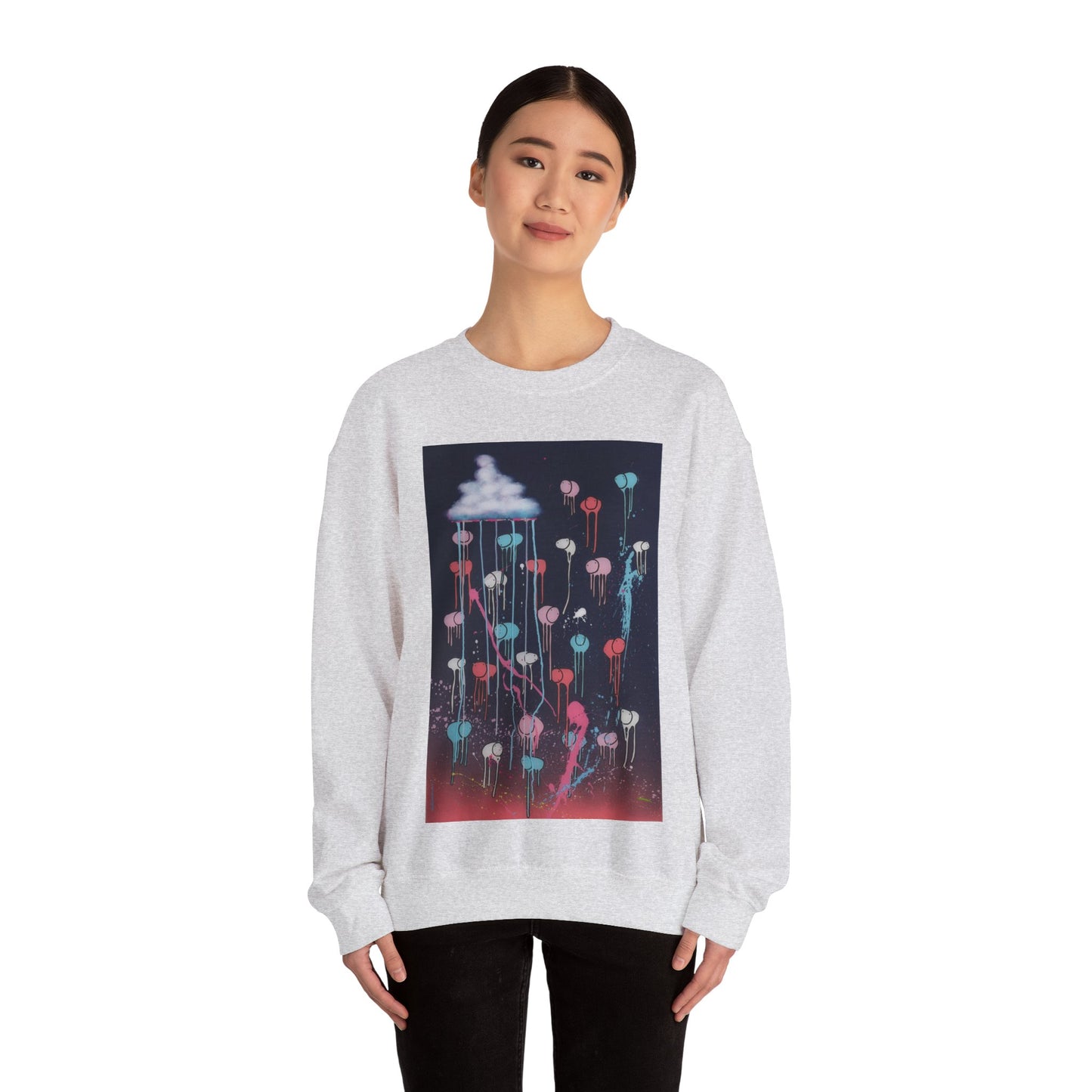 RAINING COWS "Pink Lightning" Sweatshirt