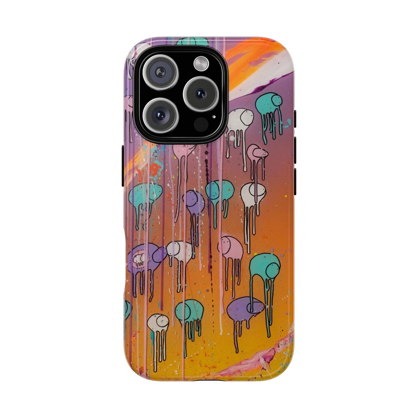 RAINING COWS "Purple Sunset with a Yellow Twist" Phone Case