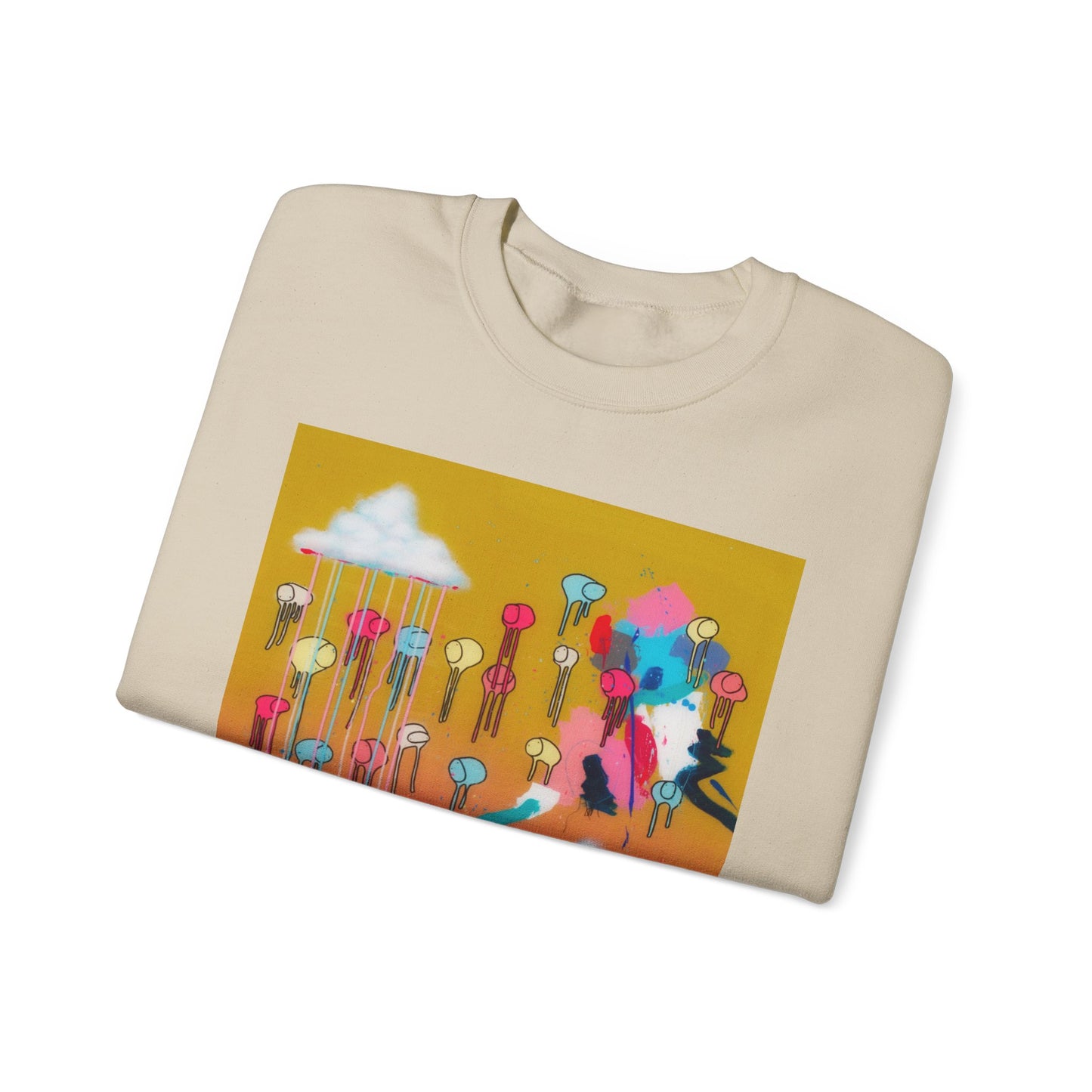 RAINING COWS "Bubble Gum Sun" Sweatshirt