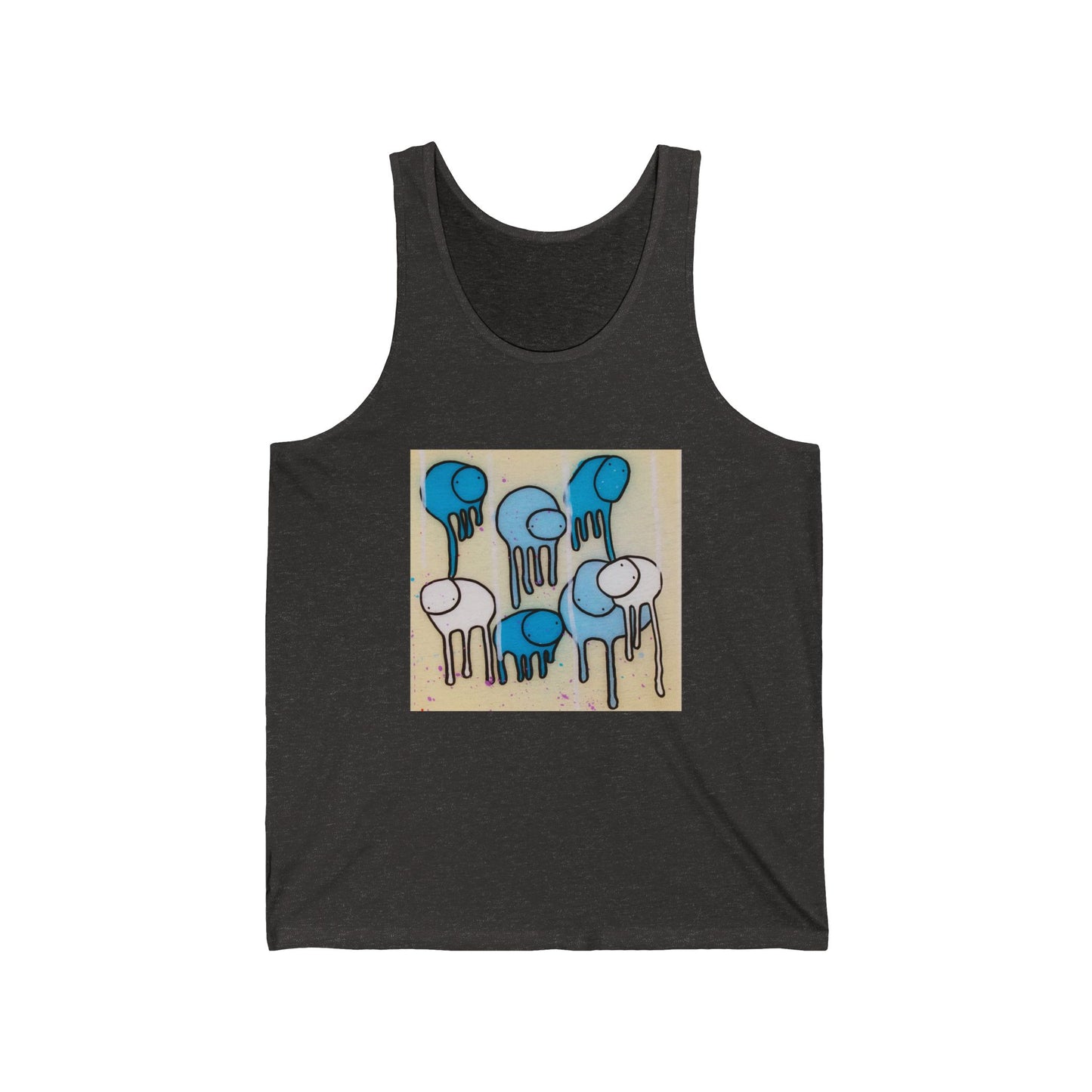 RAINING COWS "Blue Beach" Tank Top